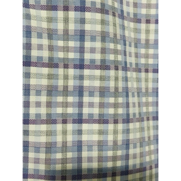 Egara Men’s Multicolor Plaid Long Sleeve Button Front Non Iron Shirt Large - Picture 2 of 5